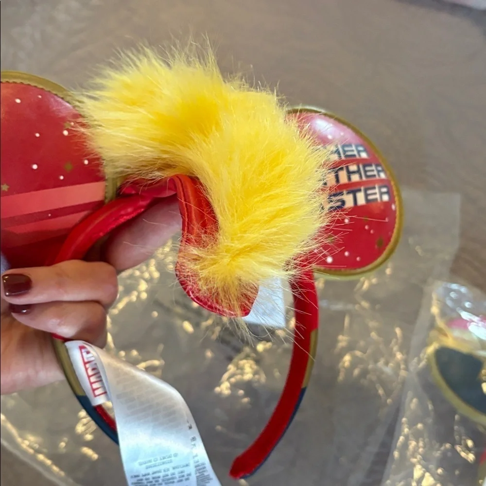 Set of 2 Disney Parks Captain Marvel Mohawk Ear Headbands retails for 29.99 each